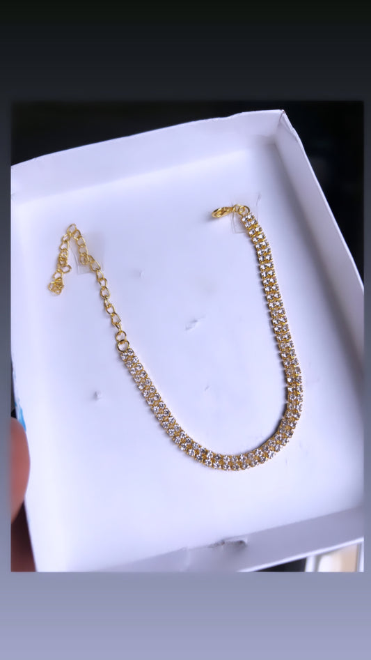 “CUTE SIMPLE GOLD ANKLET”