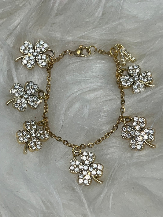Four Leaf Clover Anklet