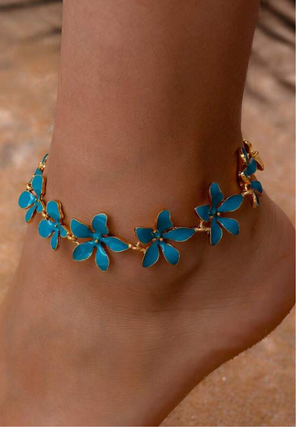 “FLOWER ANKLET”