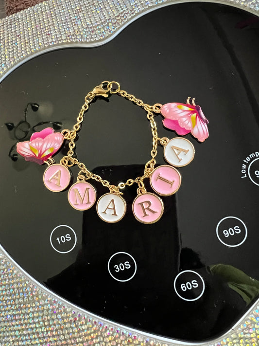 “Baby Custom Name Anklet”