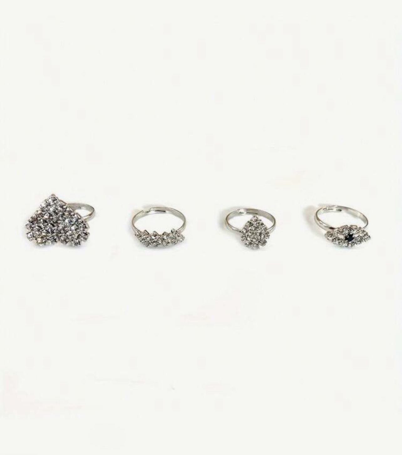 “RHINESTONE DESIGN TOE RING”