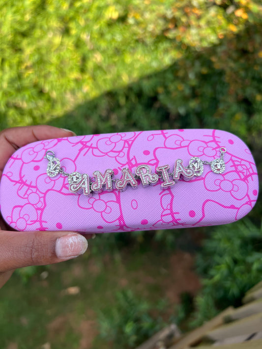 “Pink Custom Name ANKELT” ( BabyGirls )